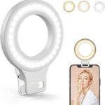 Clip on Ring Light, Kimwood Rechargeable