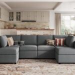 Modular Sofa, Sectional Couch U Shaped Sofa with Storage