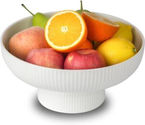 This image shows the result of Ceramic Fruit Bowl with Draining