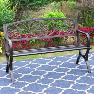 This image shows the result of 50 Inches Outdoor Garden Bench