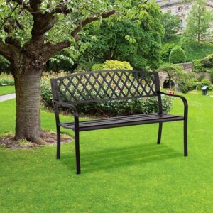 This image shows the result of Anti-Rust Metal Bench Garden Bench