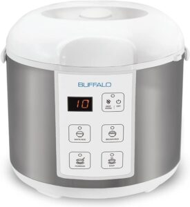 Buffalo Classic Rice Cooker with Stainless Steel