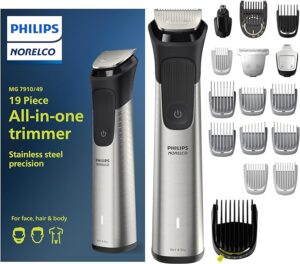 This image shows the result of Philips Norelco Multigroom Series 7000