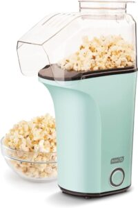 This image shows the result of DASH Hot Air Popcorn Popper Maker