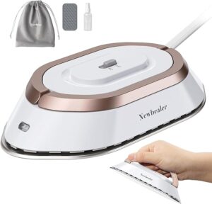 This image shows the result of Newbealer Travel Iron with Dual Voltage