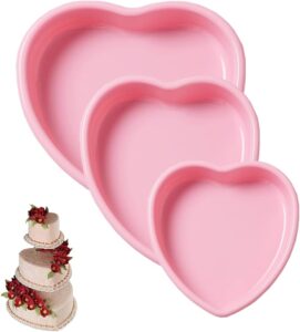 This image shows the result of Silicone Heart Shaped Cake Pans Heart