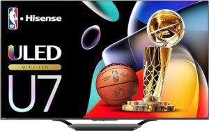 This image shows the result of Hisense 55-Inch Class U7 Series