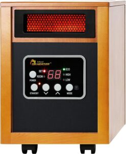 This image shows the result of Dr Infrared Heater Portable Space