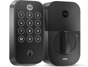 This image shows the result of Black Biometric Fingerprint Door Lock with Keypad