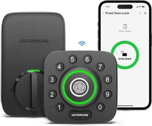 This image shows the result of ULTRALOQ U-Bolt Pro WiFi Smart Lock with Door