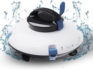 This image shows the result of Lydsto Cordless Robotic Pool Cleaner