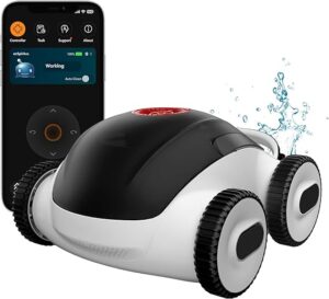 This image shows the result of Cordless Robotic Pool Cleaner Automatic