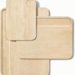 This image shows the result of Caraway 4-Piece Cutting Board Set