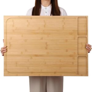 This image shows the result of Extra Large Bamboo Cutting Board