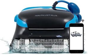 This image shows the result of Dolphin Automatic Robotic Pool Vacuum Cleaner