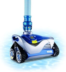 This image shows the result of Zodiac MX6 Automatic Suction-Side Pool Cleaner