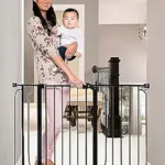 This image shows the result of Regalo Easy Step 49-Inch Extra Wide Baby Gate