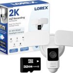 This image shows the result of Lorex 2K Wi-Fi Floodlight Camera with Adjustable