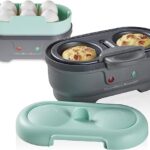 This image shows the result of Vide Style Egg Maker with Removable Nonstick Tray