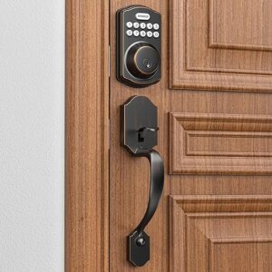 This image shows the result of Revolo RE001 Electronic Keypad Deadbolt with Handle