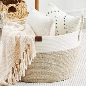 This image shows the result of Rope Clothes Basket Extra Large Woven