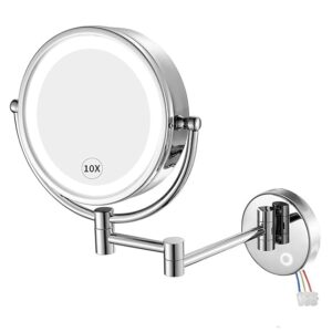 This image shows the result of GURUN Wall Mounted Hardwired Makeup Mirror