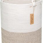 This image shows the result of Cotton Rope Laundry Basket with handle