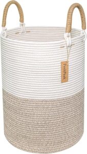 This image shows the result of Cotton Rope Laundry Basket with handle