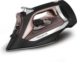 This image shows the result of Steel Soleplate Steam Iron with Retractable Cord