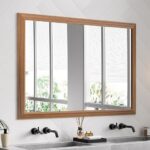 This is image shows the result of Amorho 50x36 Inch Bathroom Mirror