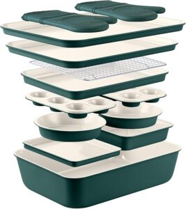 Country Kitchen Nonstick Stackable Bakeware Set