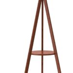 LEPOWER Tripod Wood Standing Floor Lamp