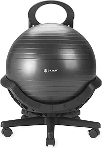 This image shows the result of Gaiam Ultimate Balance Ball Chair