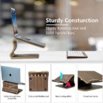 SAMDI Wood Laptop Stand Heat Dissipation Shelf