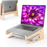 Wood Laptop Stand Universal Computer Stands for Desk