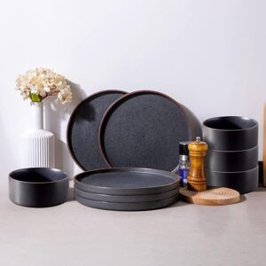 This image shows the result of MALACASA Plates and Bowls Sets