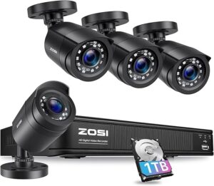 ZOSI 3K 5MP Lite Home Security Camera System