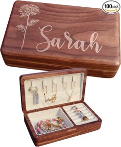 Custom Wooden Jewelry Box Personalized Jewelry