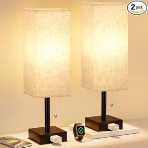 This image shows the result of Bedside Table Lamps for Bedroom Set