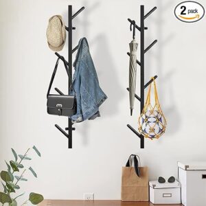 This image shows the result of GAWAMAY Vertical Coat Rack Wall