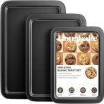 HONGBAKE Baking Sheet Pan Set Cookie Sheet