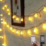 Minetom Mini Globe String Lights